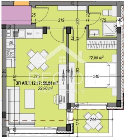 Продава  2-стаен област Добрич , с. Кранево , 64 кв.м | 44256787 - изображение [3]