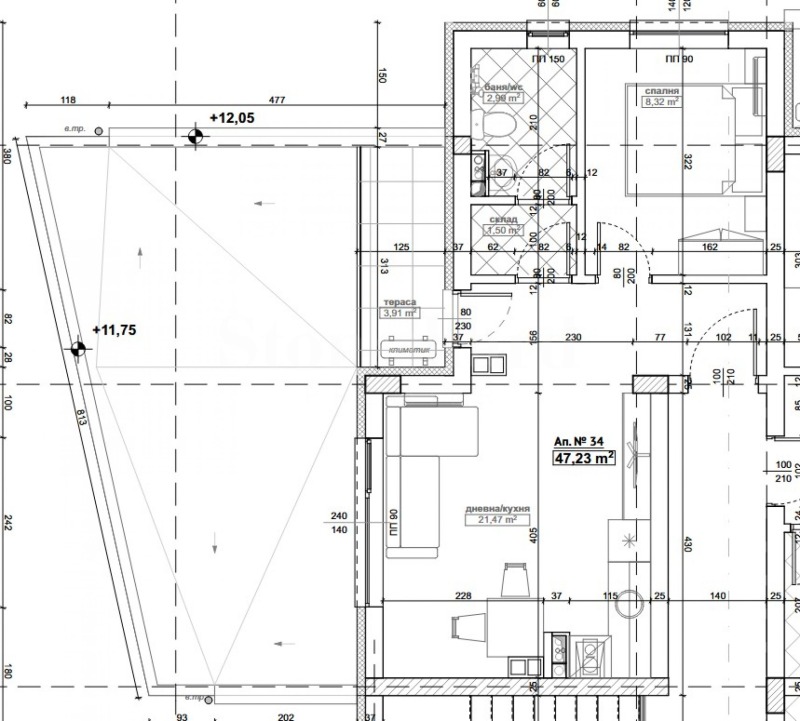Продава 2-СТАЕН, гр. Китен, област Бургас, снимка 2 - Апартаменти - 53113011