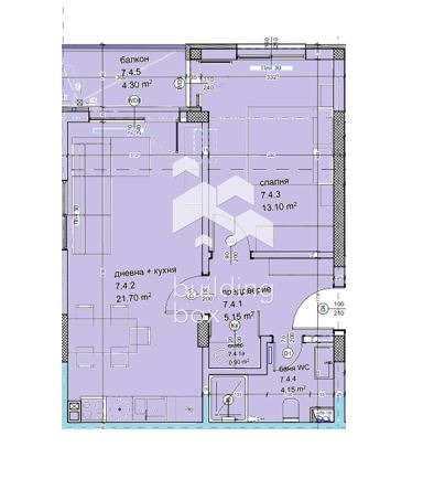 Продава 2-СТАЕН, гр. Варна, Кайсиева градина, снимка 2 - Апартаменти - 55379666