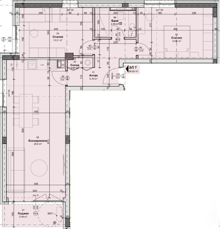 Продава 3-СТАЕН, гр. Варна, Виница, снимка 5 - Апартаменти - 54330905