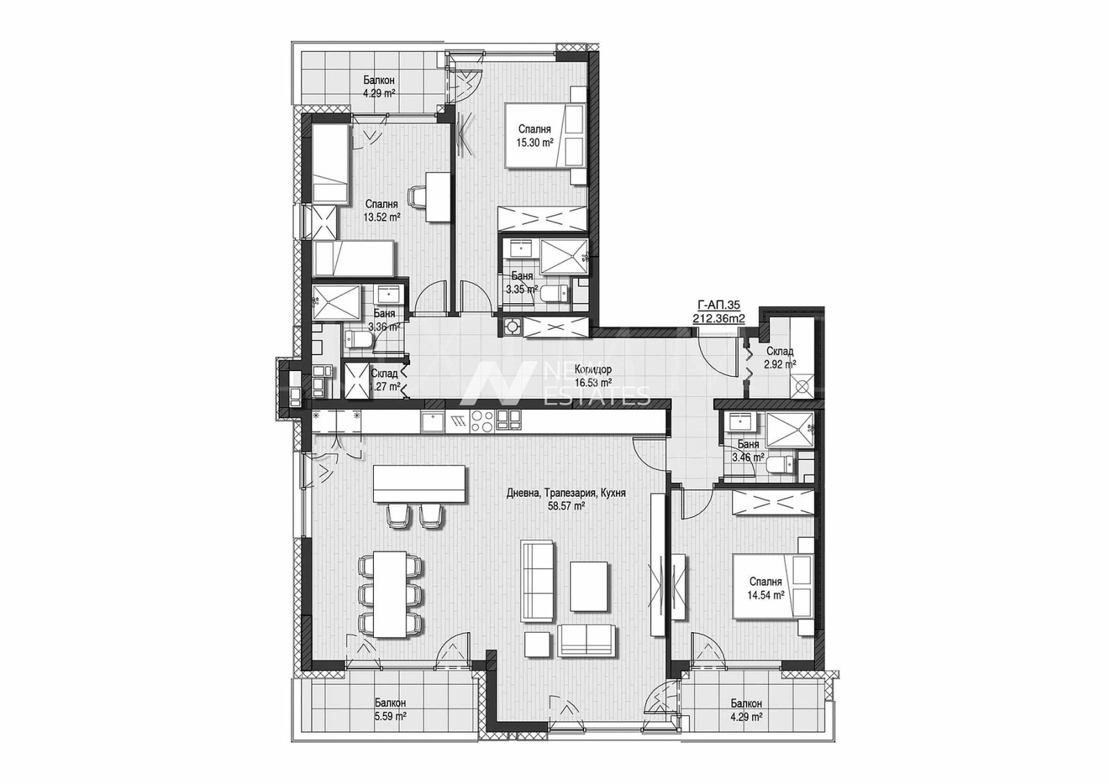 Продава 4-СТАЕН, гр. София, Витоша, снимка 9 - Апартаменти - 54970779