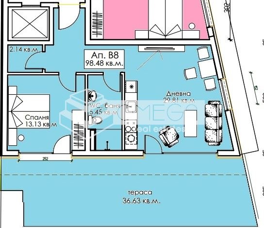Продается  1 спальня область Бургас , Созопол , 115 кв.м | 46471523 - изображение [2]