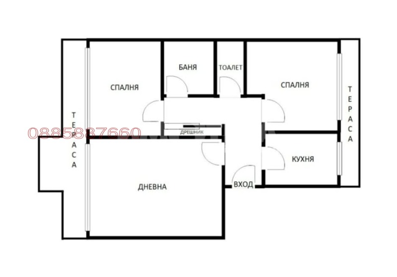 Продава 4-СТАЕН, гр. Варна, Чайка
