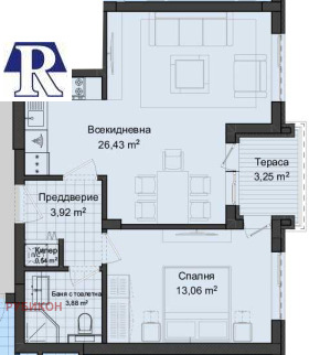 1 спаваћа соба Каршијака, Пловдив 1