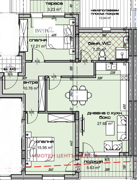 Zu verkaufen  2 Schlafzimmer Warna , Zweten kwartal , 127 qm | 73218312 - Bild [4]