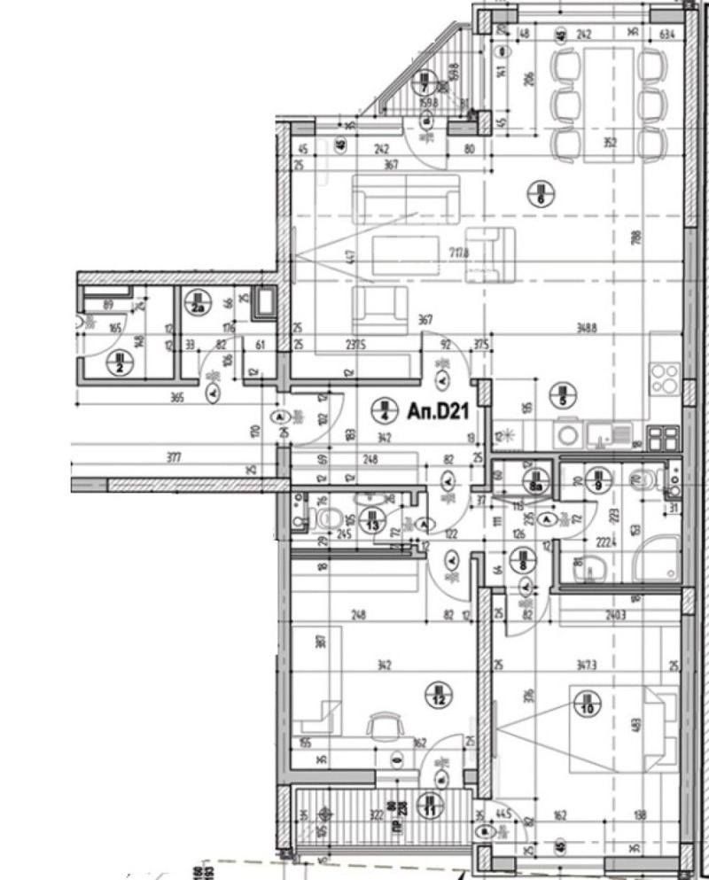 Till salu  2 sovrum Sofia , Manastirski livadi , 140 kvm | 37554632