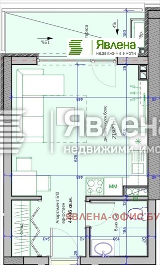 Zu verkaufen  Studio Burgas , Meden rudnik - zona W , 44 qm | 16174810