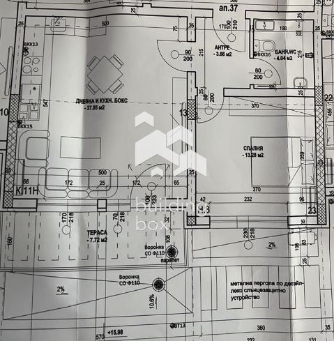 Продается  1 спальня Пловдив , Остромила , 79 кв.м | 41654454 - изображение [10]
