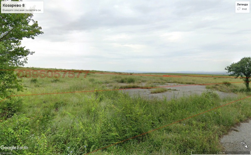 Продава ПАРЦЕЛ, с. Козарево, област Ямбол, снимка 2 - Парцели - 52999017