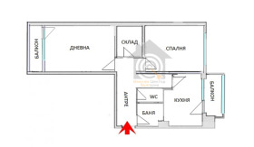1 dormitorio Druzhba 1, Sofia