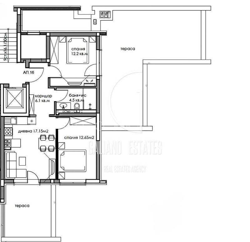 Продава  2-стаен град София , Обеля , 78 кв.м | 40120881 - изображение [5]