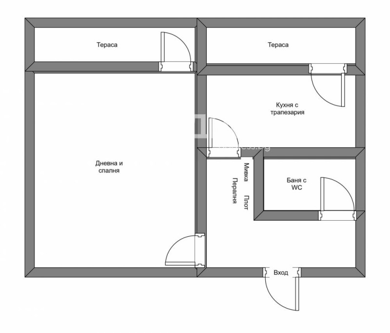 Til salgs  Studio Sofia , Ljulin 5 , 43 kvm | 36039455 - bilde [3]