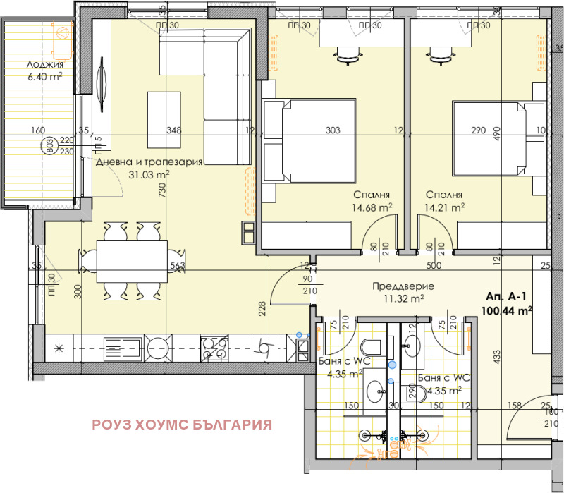 Zu verkaufen  2 Schlafzimmer Plowdiw , Karschijaka , 121 qm | 15684049 - Bild [9]
