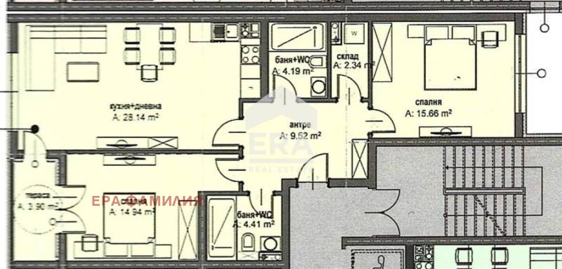 Продава 3-СТАЕН, гр. София, Малинова долина, снимка 2 - Апартаменти - 54190813