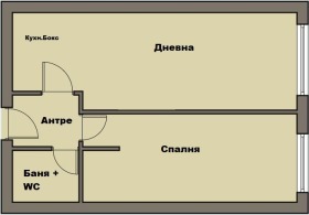 1 quarto Nadejda 1, Sofia 2