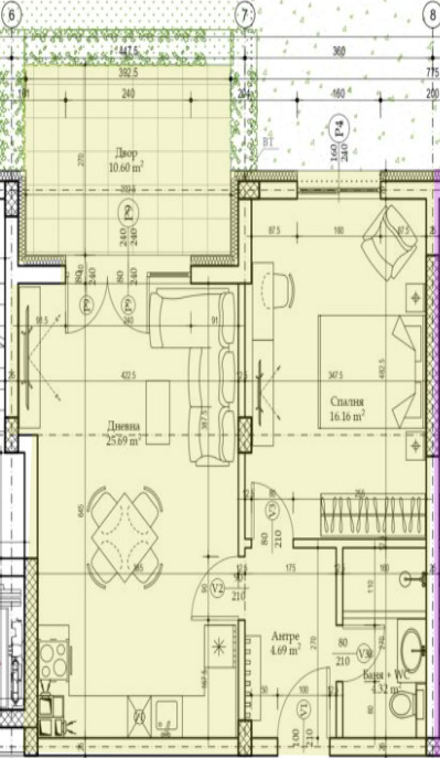 Продается  1 спальня София , Витоша , 78 кв.м | 31148149 - изображение [3]