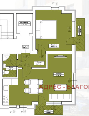 Продава 2-СТАЕН, гр. Благоевград, Еленово 2, снимка 4 - Апартаменти - 53030884