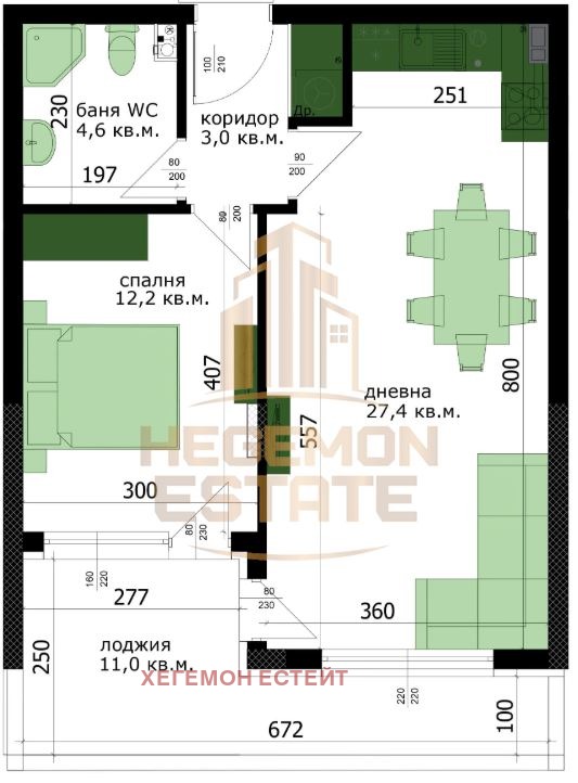 Продава 2-СТАЕН, гр. Варна, Победа, снимка 3 - Апартаменти - 56080472