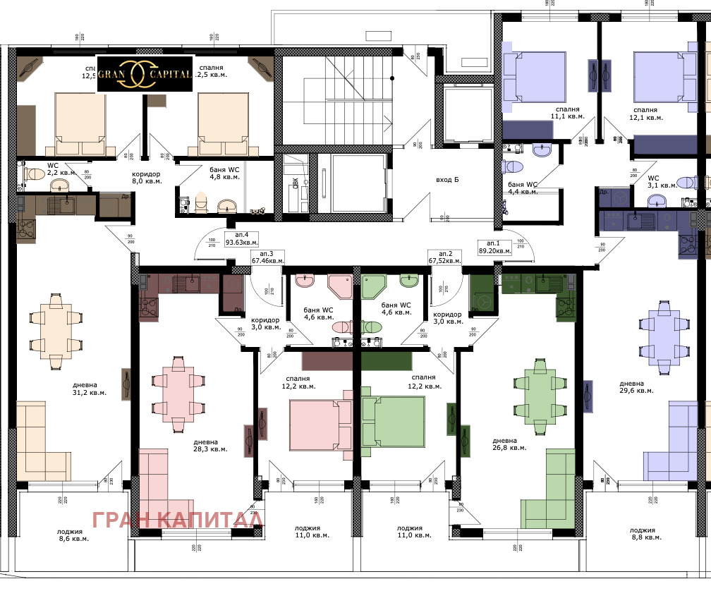 Продава 3-СТАЕН, гр. Варна, Възраждане 3, снимка 2 - Апартаменти - 56073135