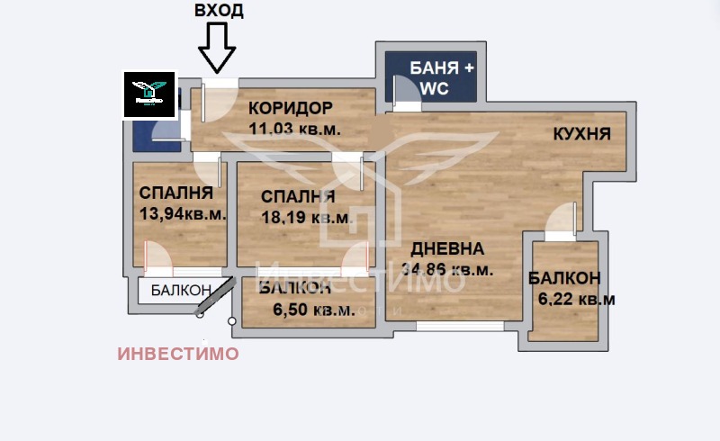 Til salgs  2 soverom Sofia , Dragalevtsi , 146 kvm | 62358203 - bilde [3]