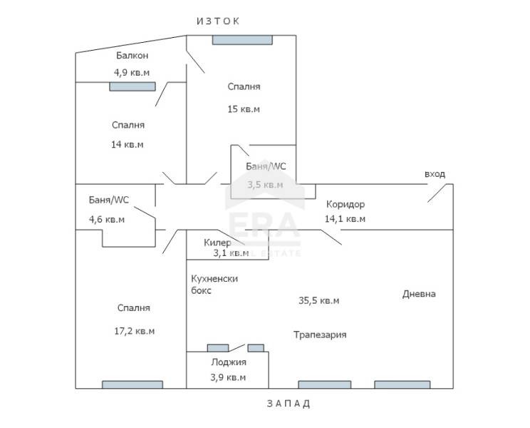 Продава 4-СТАЕН, гр. Варна, Чайка, снимка 13 - Aпартаменти - 47053951