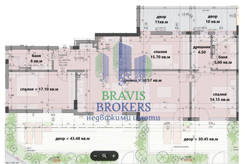 Продава 4-СТАЕН, гр. Варна, Бриз, снимка 16 - Апартаменти - 53269914