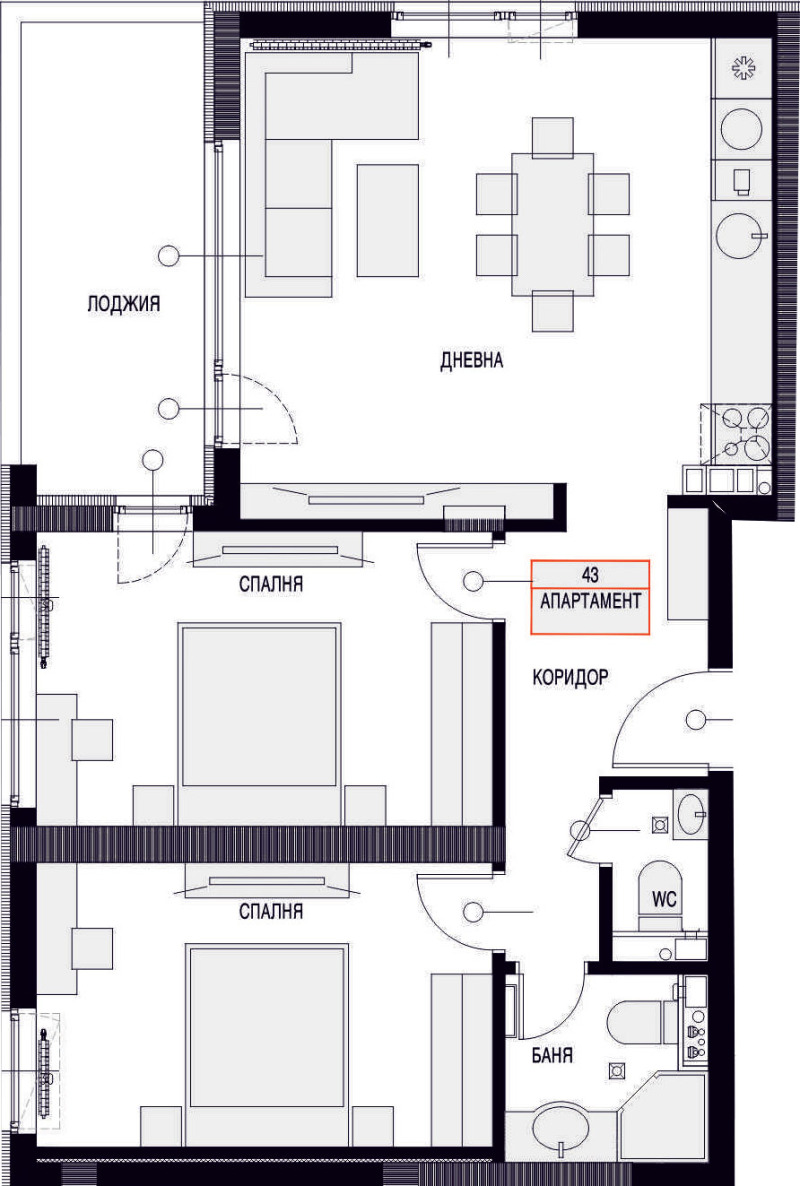 À vendre  2 chambres Sofia , Lyulin 2 , 102 m² | 92274171 - image [13]