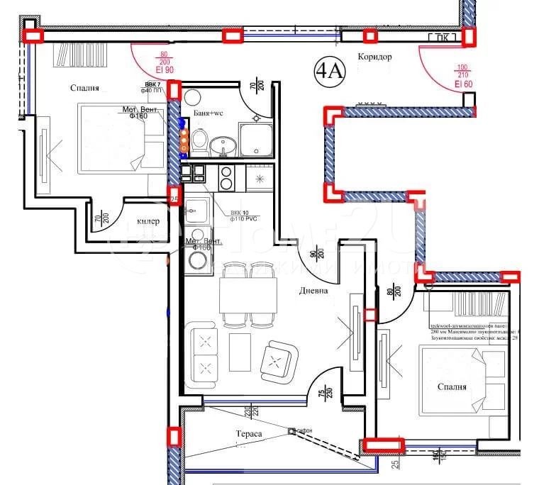 De vânzare  2 dormitoare Varna , Troșevo , 93 mp | 92973843 - imagine [3]