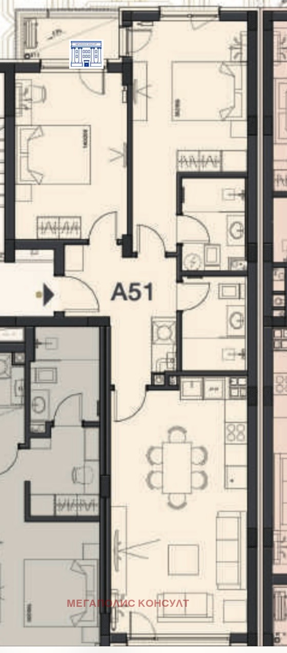 Продава  3-стаен град София , Манастирски ливади , 114 кв.м | 58452109 - изображение [14]
