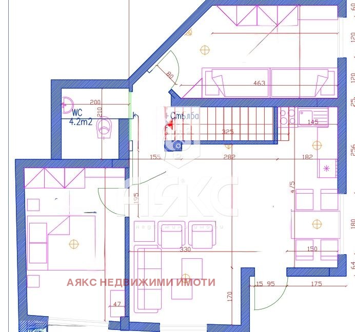 In vendita  2 camere da letto Sofia , Reduta , 110 mq | 18203157 - Immagine [5]
