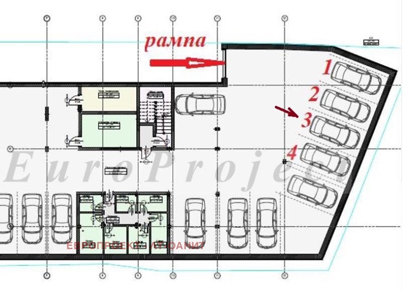 Myytävänä  Parkkipaikka Sofia , Darvenitsa , 18 neliömetriä | 47103197 - kuva [5]