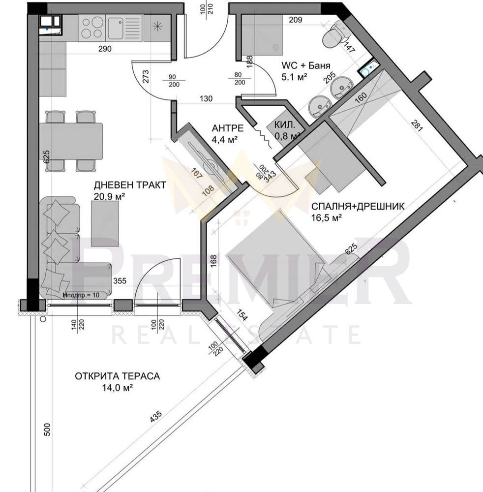 Продава 2-СТАЕН, гр. Варна, Владислав Варненчик 1, снимка 2 - Апартаменти - 54263156