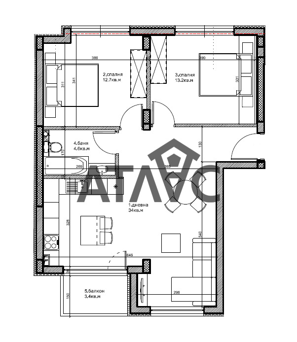 Продава  3-стаен град Пловдив , Въстанически , 95 кв.м | 30290924