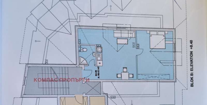 Myytävänä  1 makuuhuone Blagoevgradin alue , Bansko , 79 neliömetriä | 41726304 - kuva [4]