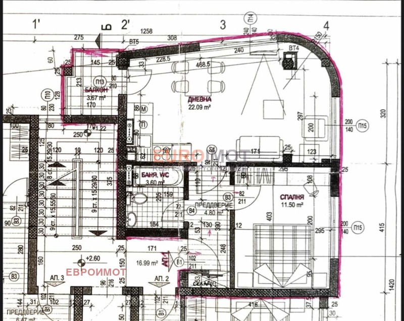 Te koop  1 slaapkamer Sofia , Manastirski livadi , 61 m² | 14121588 - afbeelding [17]