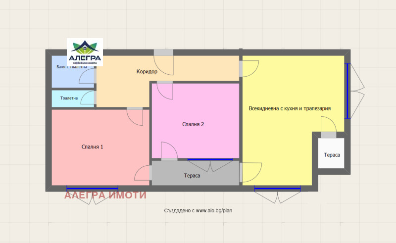 Na prodej  2 ložnice Pazardžik , Promišlena zona , 110 m2 | 15752362 - obraz [2]