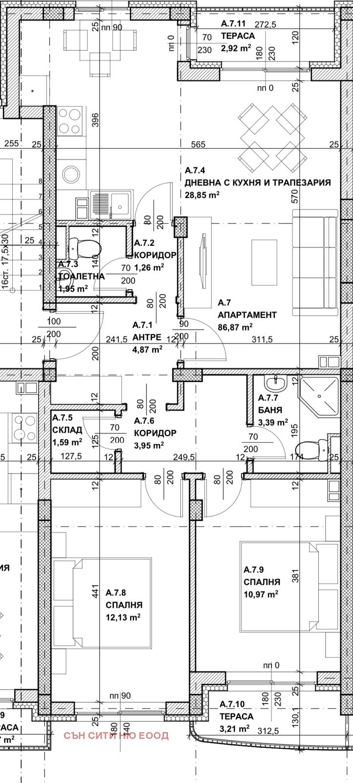 Till salu  2 sovrum Sofia , Krastova vada , 105 kvm | 72915358 - bild [6]