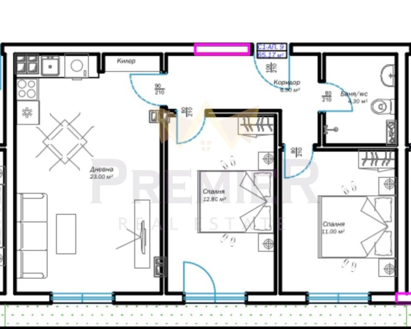 Продава 3-СТАЕН, гр. Варна, Възраждане 3, снимка 3 - Aпартаменти - 49082845