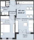 Продава 2-СТАЕН, гр. Пловдив, Христо Смирненски, снимка 2