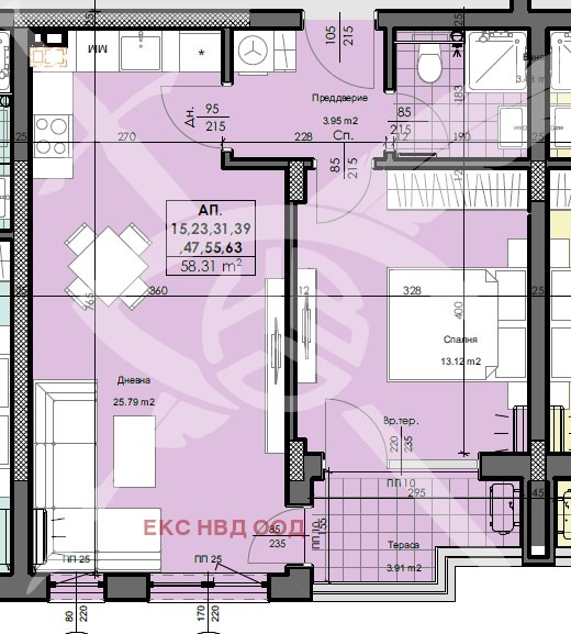 À vendre  1 chambre Plovdiv , Karchiyaka , 69 m² | 87984345