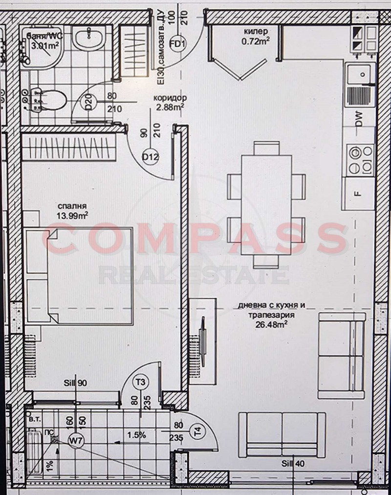 Продава 2-СТАЕН, гр. Варна, Възраждане 1, снимка 2 - Апартаменти - 53022204