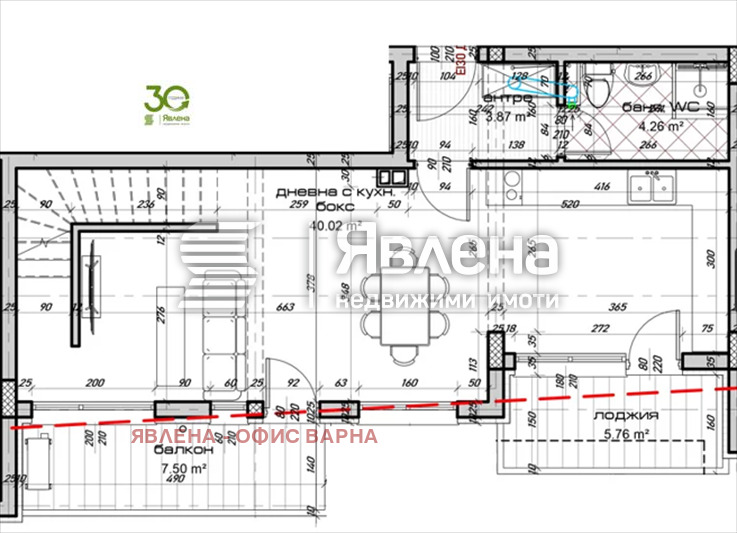 Продава 3-СТАЕН, гр. Варна, Изгрев, снимка 3 - Aпартаменти - 47414065