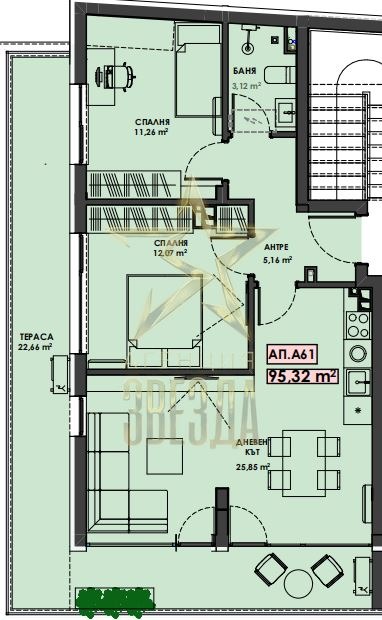 Продава 3-СТАЕН, гр. Пловдив, Христо Смирненски, снимка 1 - Aпартаменти - 48883891