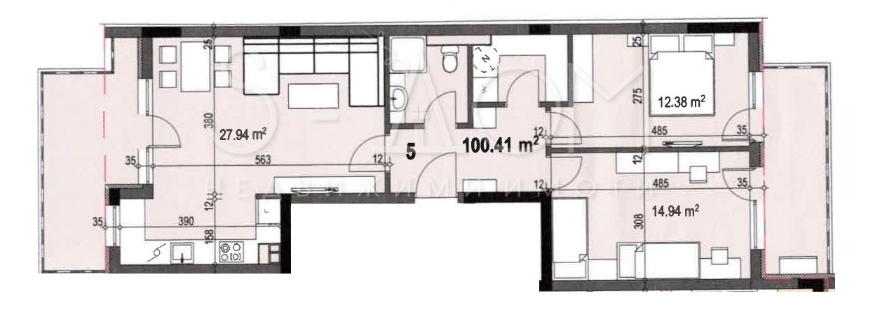 Продава 3-СТАЕН, гр. Стара Загора, Център, снимка 2 - Апартаменти - 54265229