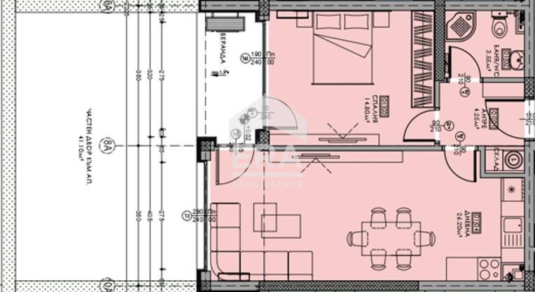 Продава 2-СТАЕН, гр. Ямбол, Васил Левски, снимка 2 - Aпартаменти - 48128788