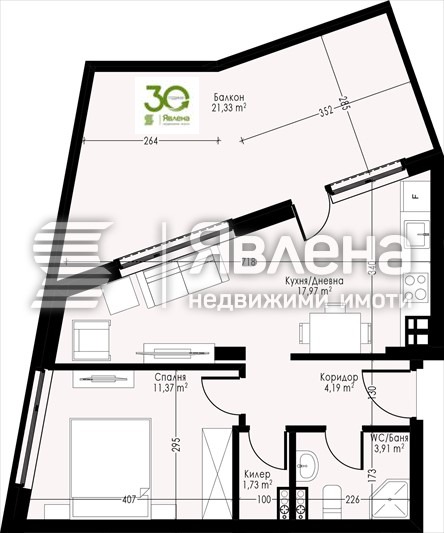 Продава  2-стаен град Варна , Възраждане 4 , 89 кв.м | 66431240 - изображение [2]