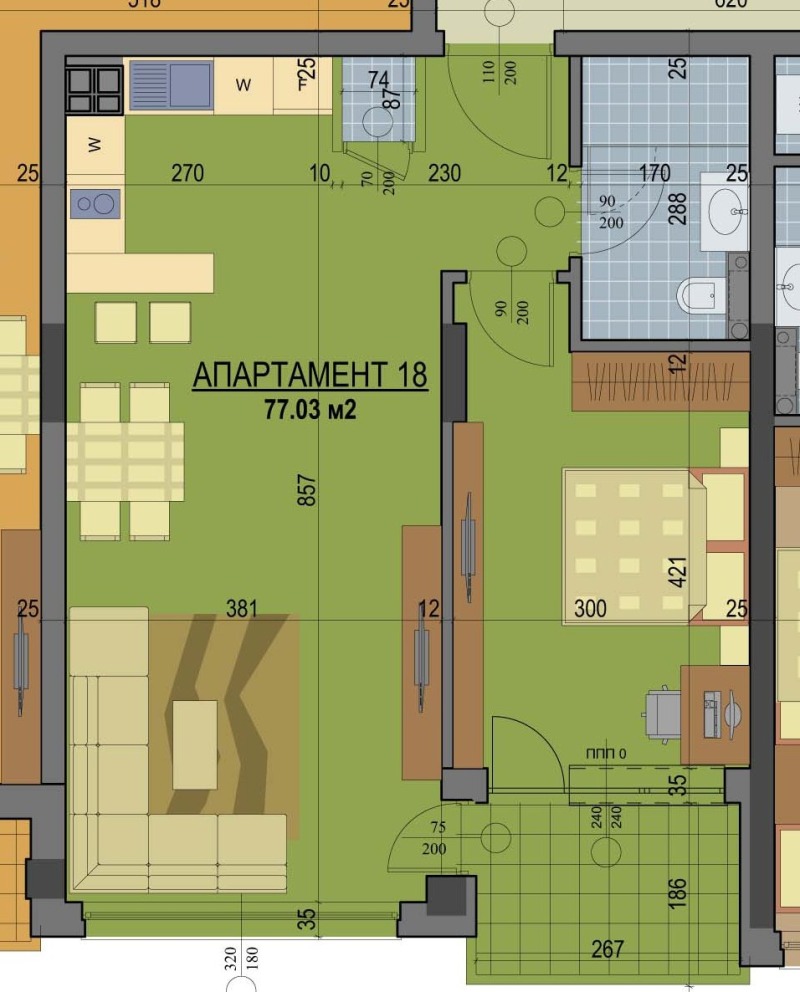 Продава  2-стаен град София , Център , 77 кв.м | 99660841 - изображение [5]
