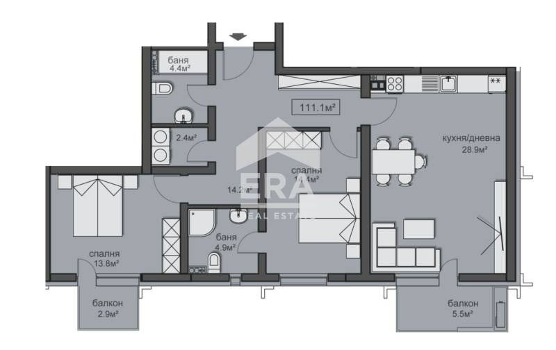 À vendre  2 chambres Sofia , Krasno selo , 150 m² | 95096832 - image [16]