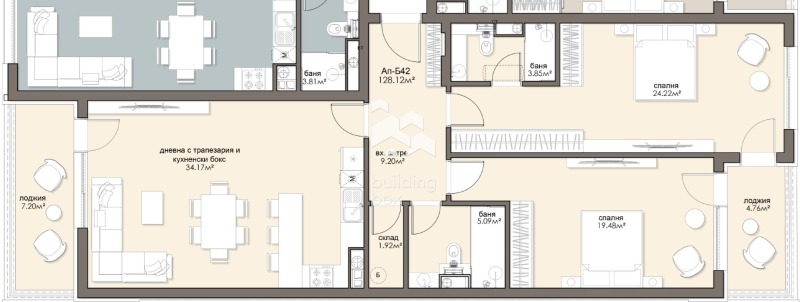 Продава 3-СТАЕН, гр. София, Люлин 5, снимка 2 - Апартаменти - 52453129