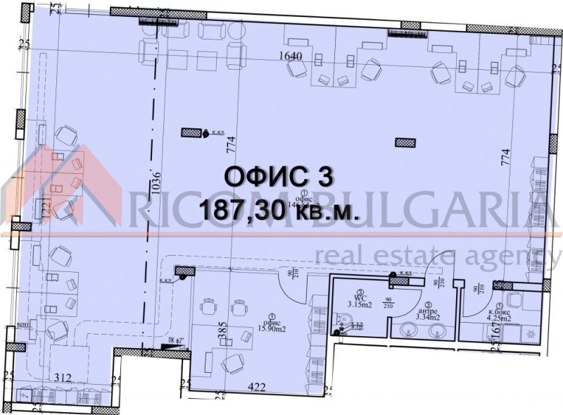 Продава ОФИС, гр. Варна, Централна поща, снимка 2 - Офиси - 48597936